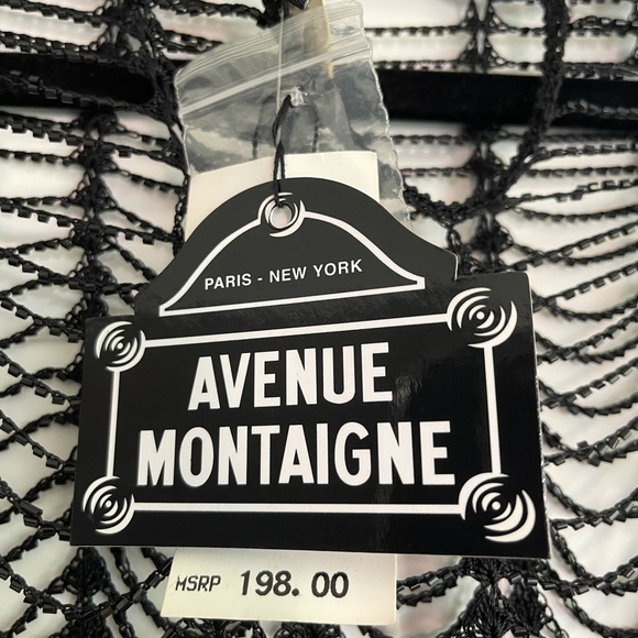 Avenue Montaigne L Beaded top - Picture 2 of 5